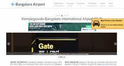 Desktop Screenshot of bangaloreairport.com