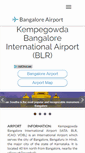 Mobile Screenshot of bangaloreairport.com